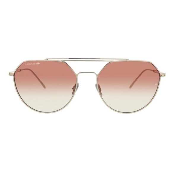 Lacoste Paris Collection L220SPC 41568 Rose Gold Geometric Round Sunglasses - Picture 2 of 5